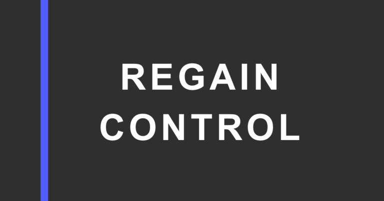 Dark charcoal graphic with a vertical blue bar on the left and large white text reading “4 PROGRAMS” on the right.